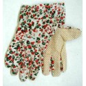 Záhradné rukavice vzorované dámske