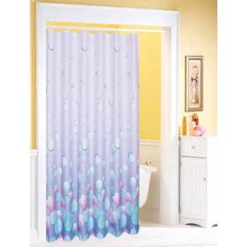 Kúpeľňový záves 180x180 textilný-PES, vzorovaný