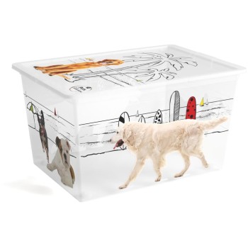 úložný box XL PET Collection na kolieskach  cm 55x38,5x30,5h cm