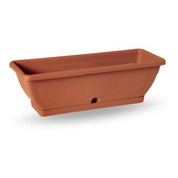 Balkónový kvetináč VENEZIA 50x19xh16 cm + podložka