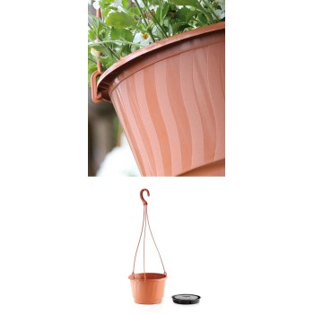 Závesný kvetináč PRO Hydroponics system  pr. 24 cm terakota