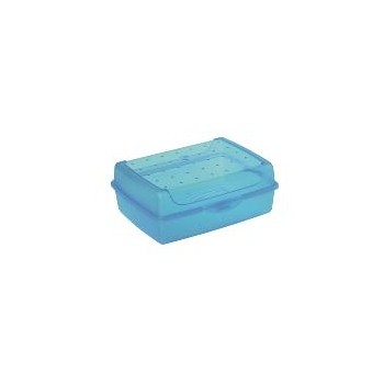 Desiatový box MIDI modrý transparentný