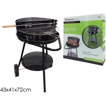 Barbecue gril okrúhly s kolieskami