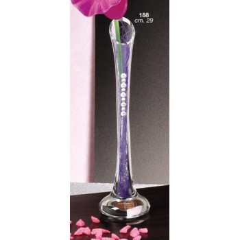 Váza na 1 kvet 29 cm, Multi Swarovski