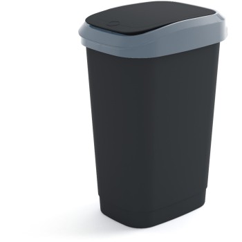 Odpadkový kôš Dual Touch 50 lt čierny