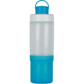Eat&Drink fľaša 0,4 l + 0,25 l nádoba na závit modrá