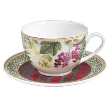 Šálky na čaj, set 2 ks Sottobosco, porcelán