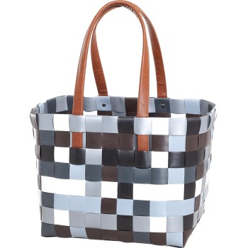 Nákupná taška ICE BAG 37x28x24 cm s koženou rúčkou