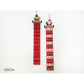 Adventný kalendár 100 cm, polyester