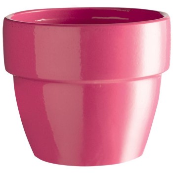 Keramický kvetináč Glossy 20 cm ružový