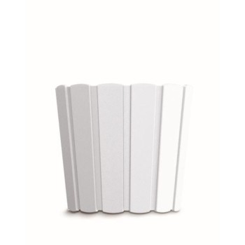 Kvetináč Boardee basic biely, 16,5x16,5xH15 cm, 2,2 lit