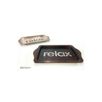 Podnos kovový RELAX obdĺžnik s rúčkami, 2 druhy
