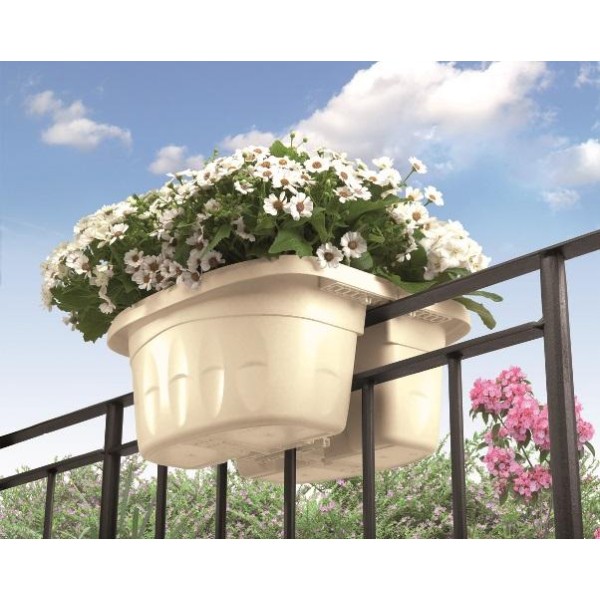 Obojstranný balkónový kvetináč KLUNIA závesný