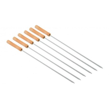 Ihlice na gril, 40 cm, set 6 ks
