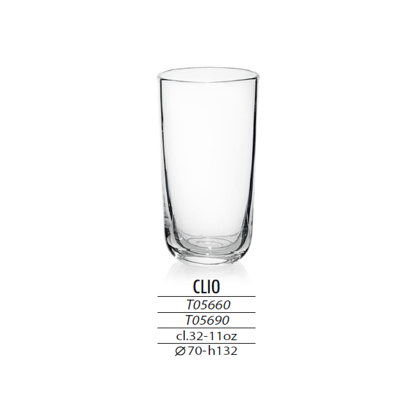 Pohár na vodu 1 ks Clio 320 ml