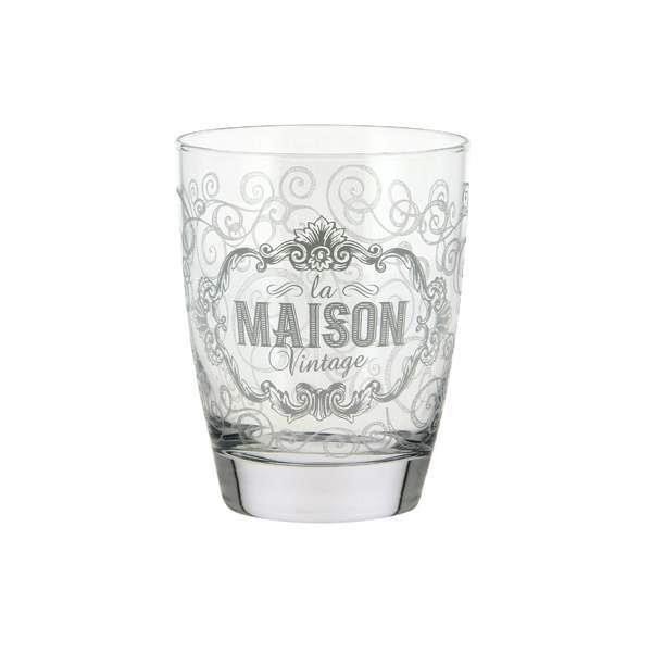 Set 3 ks pohár na vodu 310 ml, Maison vintage