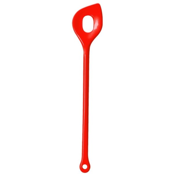 Vareška špicatá s dierkou, červená, 31 cm, do 228°C, PBT
