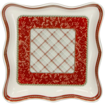 Porcelánový podnos Connubio 16,5x16,5 cm, štvorec