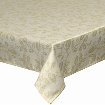 Obrus 140x140 cm Holly gold, PES