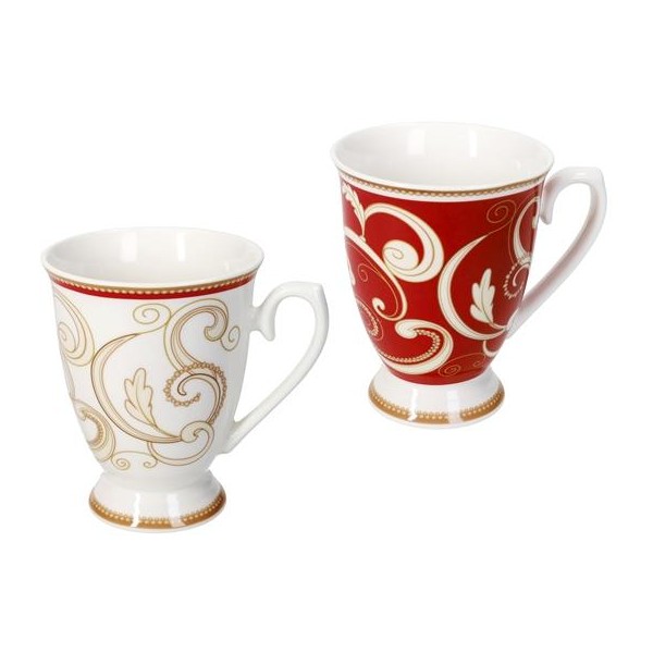 Hrnček Filo d'oro sada 2ks, 350 ml,porcelán,Ø8,5x11 cm