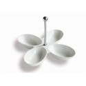 Porcelán.misa 4 oddelenia, 22,5x21xh17,5 cm